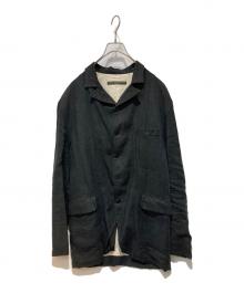 GARMENT REPRODUCTION OF WORKERS（ガーメントリプロダクションオブワーカーズ）の古着「リネンテーラードジャケット」｜ブラック