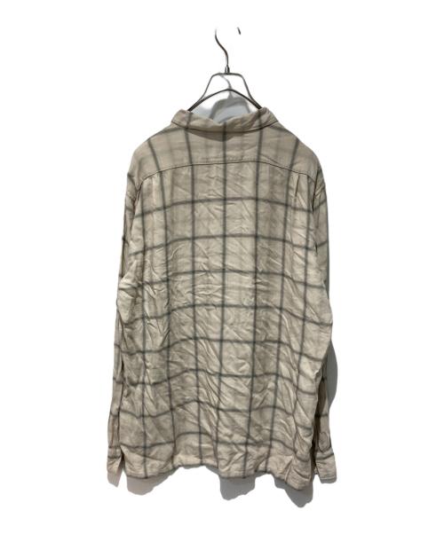 REMI RELIEF（レミレリーフ）REMI RELIEF (レミレリーフ) チェックシャツ ベージュ サイズ:Mの古着・服飾アイテム
