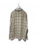 REMI RELIEF (レミレリーフ) チェックシャツ ベージュ サイズ:M：8000円