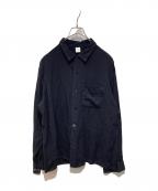 FRONT 11201フロント 11201）の古着「レーヨンシャツ」｜ブラック