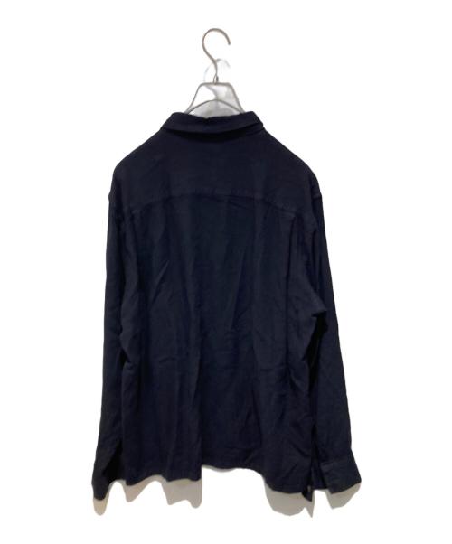 FRONT 11201（フロント 11201）front 11201 (フロント 11201) レーヨンシャツ ブラック サイズ:Ｌの古着・服飾アイテム