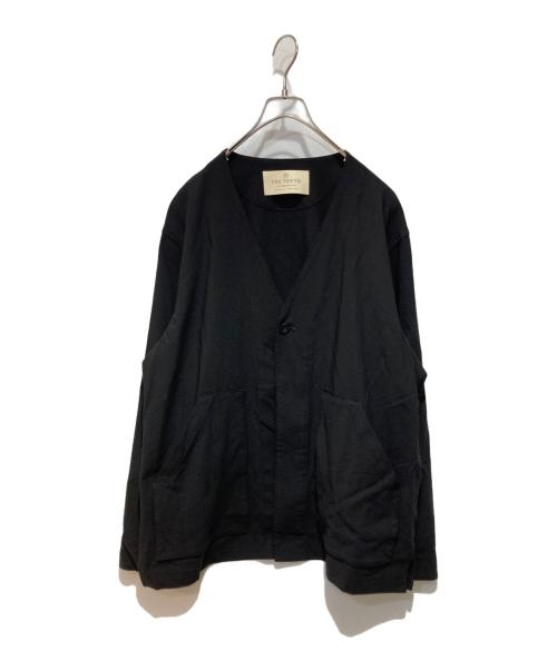 THE TOKYO（ザトーキョー）THE TOKYO (ザトーキョー) WTRK Wool Nylon Shirt Cardigan ブラック サイズ:46の古着・服飾アイテム