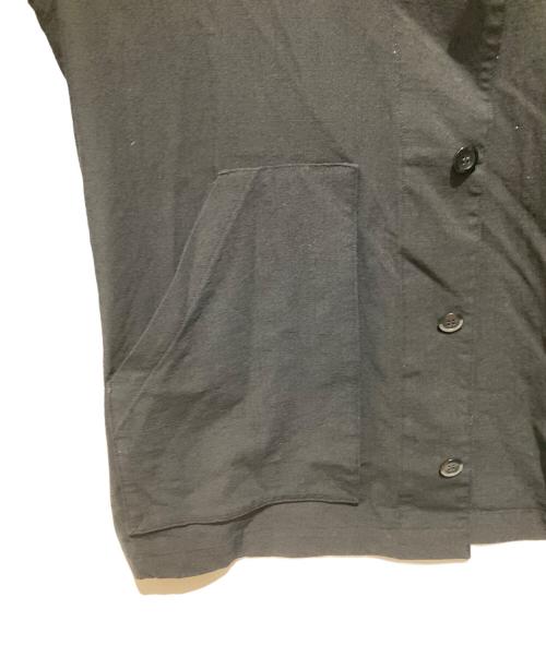 THE TOKYO（ザトーキョー）THE TOKYO (ザトーキョー) WTRK Wool Nylon Shirt Cardigan ブラック サイズ:46の古着・服飾アイテム