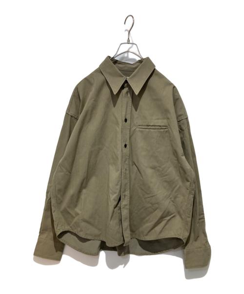 OUAT（オーユーエーティー）OUAT (オーユーエーティー) OFFICE SHIRTS オリーブ サイズ:3の古着・服飾アイテム