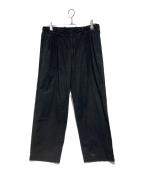 MARKAWAREマーカウェア）の古着「DOUBLE PLEATED EASY TROUSERS」｜ブラック