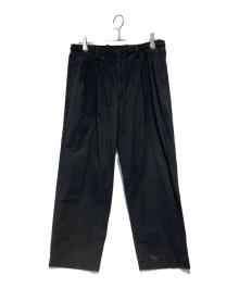 MARKAWARE（マーカウェア）の古着「DOUBLE PLEATED EASY TROUSERS」｜ブラック
