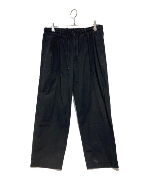 MARKAWARE（マーカウェア）MARKAWARE (マーカウェア) DOUBLE PLEATED EASY TROUSERS ブラック サイズ:2の古着・服飾アイテム