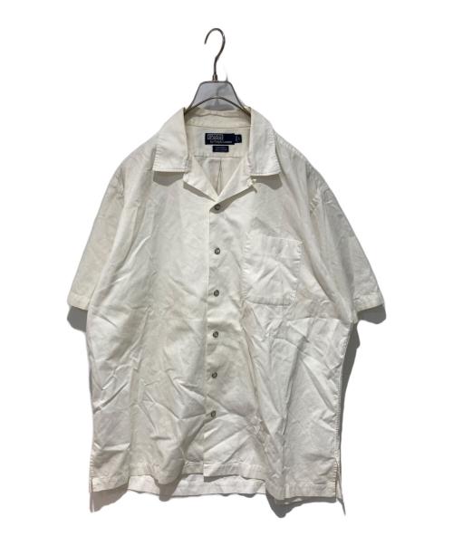 POLO RALPH LAUREN（ポロ・ラルフローレン）POLO RALPH LAUREN (ポロ・ラルフローレン) 開襟シャツ ホワイト サイズ:Ｌの古着・服飾アイテム