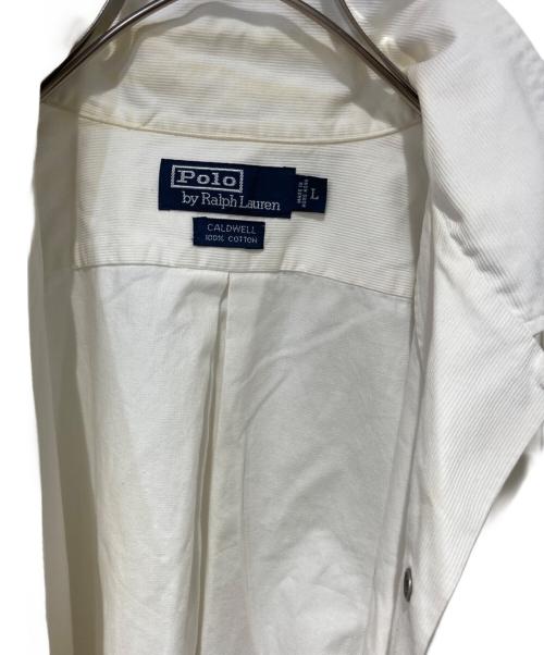 POLO RALPH LAUREN（ポロ・ラルフローレン）POLO RALPH LAUREN (ポロ・ラルフローレン) 開襟シャツ ホワイト サイズ:Ｌの古着・服飾アイテム