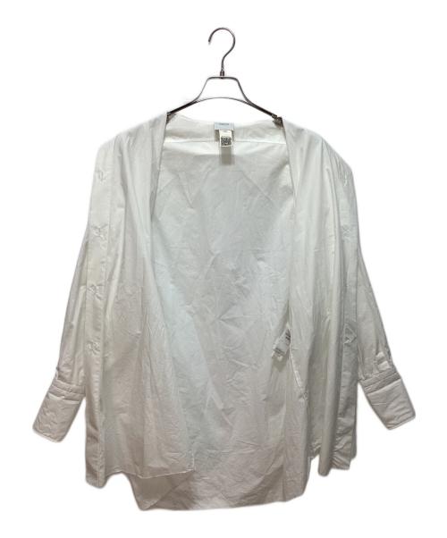 patou（パトゥ）patou (パトゥ) オーバーサイズシャツ ホワイト サイズ:34の古着・服飾アイテム