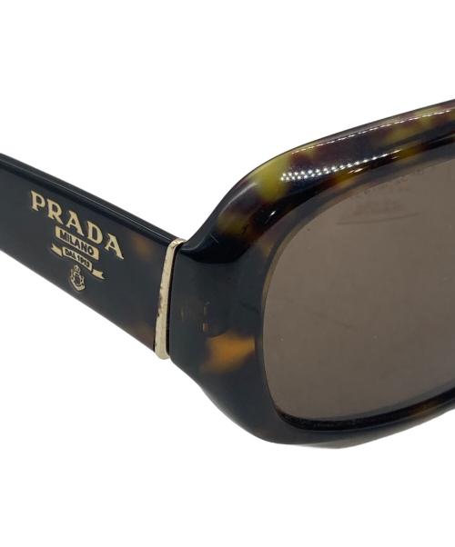 PRADA（プラダ）PRADA (プラダ) Tortoise Square ブラウン サイズ:58□16の古着・服飾アイテム