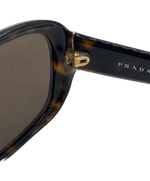 PRADA（プラダ）PRADA (プラダ) Tortoise Square ブラウン サイズ:58□16の古着・服飾アイテム