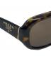 中古・古着 PRADA (プラダ) Tortoise Square ブラウン サイズ:58□16：8000円