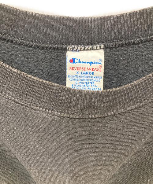 Champion REVERSE WEAVE（チャンピオン リバース ウィーブ）Champion REVERSE WEAVE (チャンピオン リバース ウィーブ) スウェット ブラック サイズ:XLの古着・服飾アイテム