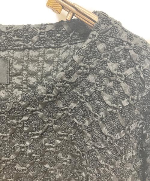 tricot COMME des GARCONS（トリココムデギャルソン）tricot COMME des GARCONS (トリココムデギャルソン) セットアップブラウス ブラック サイズ:Mの古着・服飾アイテム