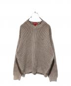 SUPREMEシュプリーム）の古着「WASHED SMALL BOX WAFFLE SWEATER」｜ベージュ