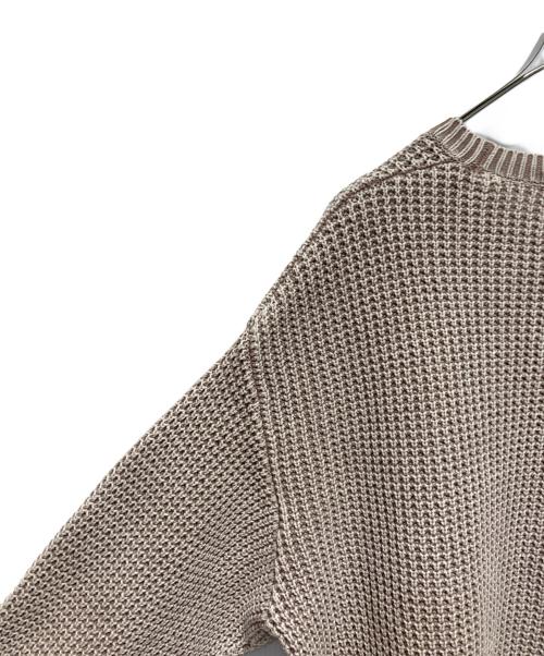 SUPREME（シュプリーム）SUPREME (シュプリーム) WASHED SMALL BOX WAFFLE SWEATER ベージュ サイズ:Mの古着・服飾アイテム