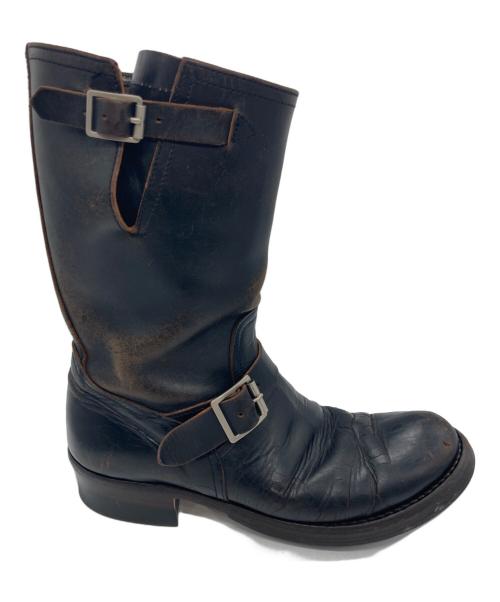 Buco（ブコ）Buco (ブコ) ホースハイド キャッツポウソール エンジニアブーツ ブラック サイズ:US10Dの古着・服飾アイテム