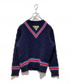 Adam et Rope×Highland Clubアダム エ ロペ×ハイランドクラブ）の古着「Vネックニット」｜ネイビー