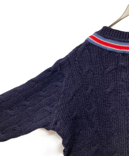 Adam et Rope（アダム エ ロペ）Adam et Rope (アダム エ ロペ) HIGHLAND CLUB (ハイランドクラブ) Vネックニット ネイビー サイズ:XLの古着・服飾アイテム