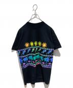 Gecko Hawaiiゲッコー ハワイ）の古着「ネオンプリントTシャツ」｜ブラック