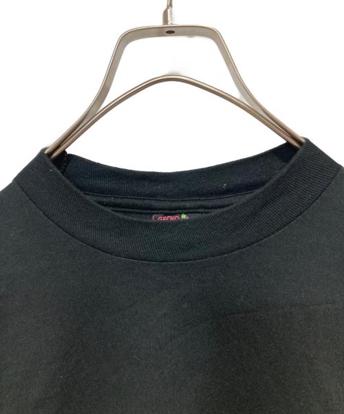 Gecko Hawaii（ゲッコー ハワイ）Gecko Hawaii (ゲッコー ハワイ) ネオンプリントTシャツ ブラック サイズ:Mの古着・服飾アイテム