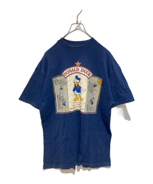 THE Disney Store（ザ ディズニー ストア）THE Disney Store (ザ ディズニー ストア) プリントTシャツ ネイビー サイズ:Ｌの古着・服飾アイテム