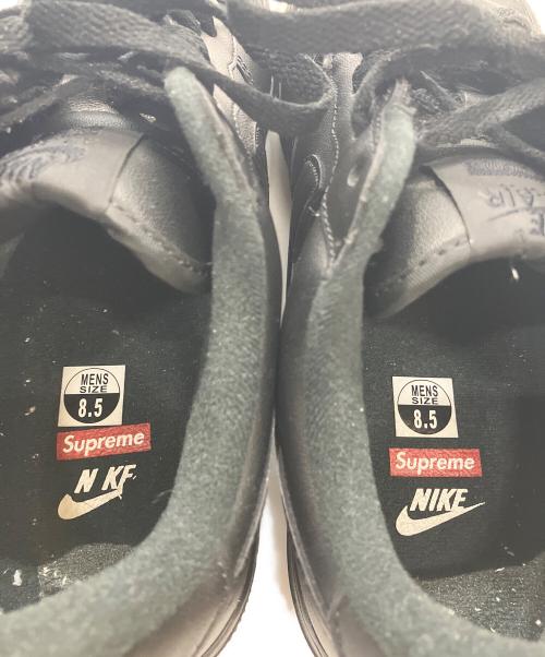 NIKE（ナイキ）NIKE (ナイキ) Supreme (シュプリーム) Air Force 1 Low/Supreme ブラック サイズ:26の古着・服飾アイテム
