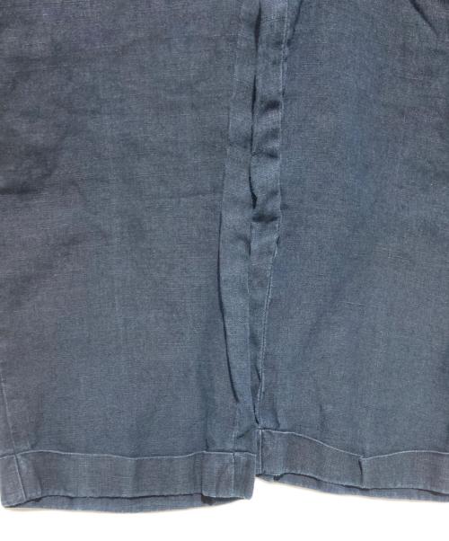POLO RALPH LAUREN（ポロ・ラルフローレン）POLO RALPH LAUREN (ポロ・ラルフローレン) リネンタックパンツ ネイビー サイズ:38/30の古着・服飾アイテム