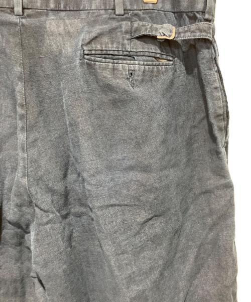 POLO RALPH LAUREN（ポロ・ラルフローレン）POLO RALPH LAUREN (ポロ・ラルフローレン) リネンタックパンツ ネイビー サイズ:38/30の古着・服飾アイテム