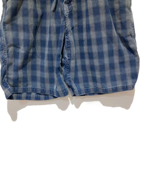 GRAMICCI（グラミチ）GRAMICCI (グラミチ) オンブレチェックショーツ ネイビー サイズ:Ｌの古着・服飾アイテム