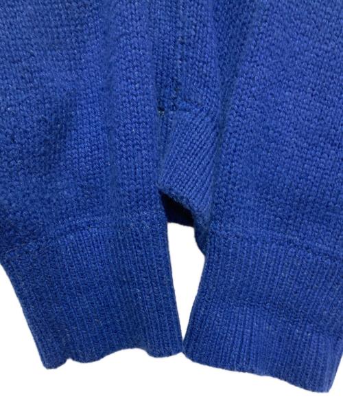 POLO RALPH LAUREN（ポロ・ラルフローレン）POLO RALPH LAUREN (ポロ・ラルフローレン) バーシティインスパイアーコットンカーディガン ブルー サイズ:Mの古着・服飾アイテム