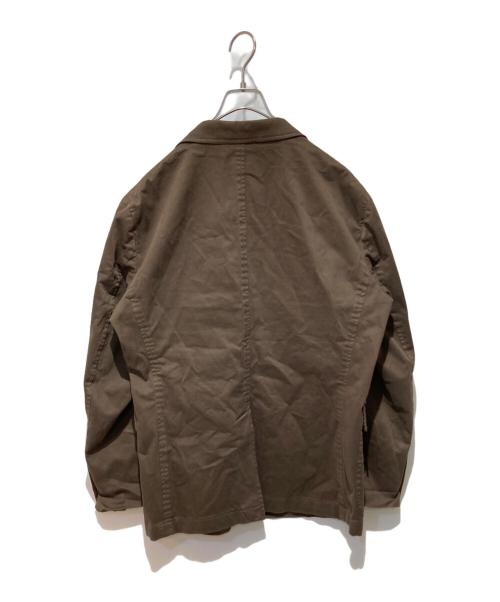 POLO RALPH LAUREN（ポロ・ラルフローレン）POLO RALPH LAUREN (ポロ・ラルフローレン) コットンテーラードジャケット ブラウン サイズ:42の古着・服飾アイテム