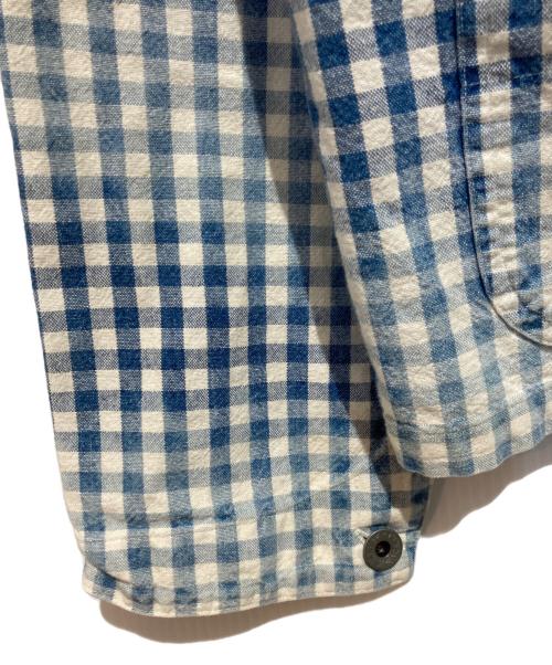 POLO RALPH LAUREN（ポロ・ラルフローレン）POLO RALPH LAUREN (ポロ・ラルフローレン) ギンガムチェックカバーオール ブルー サイズ:Mの古着・服飾アイテム