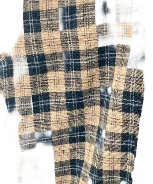 COMME des GARCONS HOMME PLUS（コムデギャルソンオムプリュス）COMME des GARCONS HOMME PLUS (コムデギャルソンオムプリュス) チェックシャツ ブラウン サイズ:Sの古着・服飾アイテム
