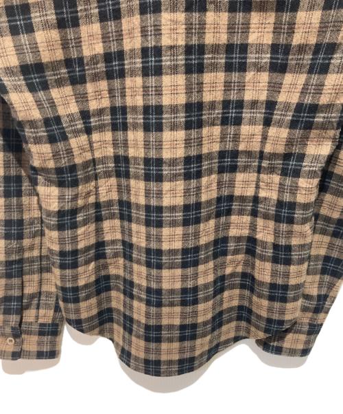 COMME des GARCONS HOMME PLUS（コムデギャルソンオムプリュス）COMME des GARCONS HOMME PLUS (コムデギャルソンオムプリュス) チェックシャツ ブラウン サイズ:Sの古着・服飾アイテム