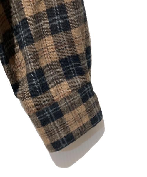 COMME des GARCONS HOMME PLUS（コムデギャルソンオムプリュス）COMME des GARCONS HOMME PLUS (コムデギャルソンオムプリュス) チェックシャツ ブラウン サイズ:Sの古着・服飾アイテム