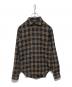 COMME des GARCONS HOMME PLUS（コムデギャルソンオムプリュス）の古着「チェックシャツ」｜ブラウン