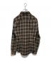 COMME des GARCONS HOMME PLUS (コムデギャルソンオムプリュス) チェックシャツ ブラウン サイズ:S：15000円