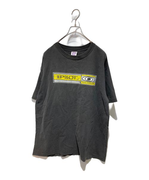 HUM-EUR DESIGN（ヒュー・ユーロ・デザイン）HUM-EUR DESIGN (ヒュー・ユーロ・デザイン) プリントTシャツ ブラック サイズ:不明の古着・服飾アイテム