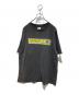 HUM-EUR DESIGN（ヒュー・ユーロ・デザイン）の古着「プリントTシャツ」｜ブラック