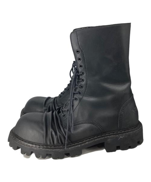 ROMBAUT（ロンバート）ROMBAUT (ロンバート) CRASH BOOT ブラック サイズ:44の古着・服飾アイテム