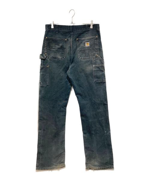 CarHartt（カーハート）CarHartt (カーハート) ダブルニーペインターパンツ ブラック サイズ:W32の古着・服飾アイテム