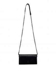 Maison Margiela（メゾンマルジェラ）の古着「4ステッチチェーンショルダーウォレット」｜ブラック