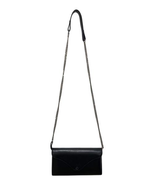 Maison Margiela（メゾンマルジェラ）Maison Margiela (メゾンマルジェラ) 4ステッチチェーンショルダーウォレット ブラックの古着・服飾アイテム