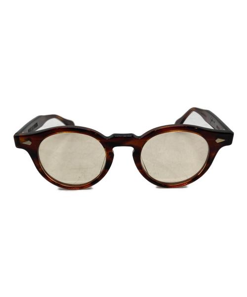 julius tart optical（ジュリアス タート オプティカル）JULIUS TART OPTICAL (ジュリアス タート オプティカル) サングラス ブラウンの古着・服飾アイテム