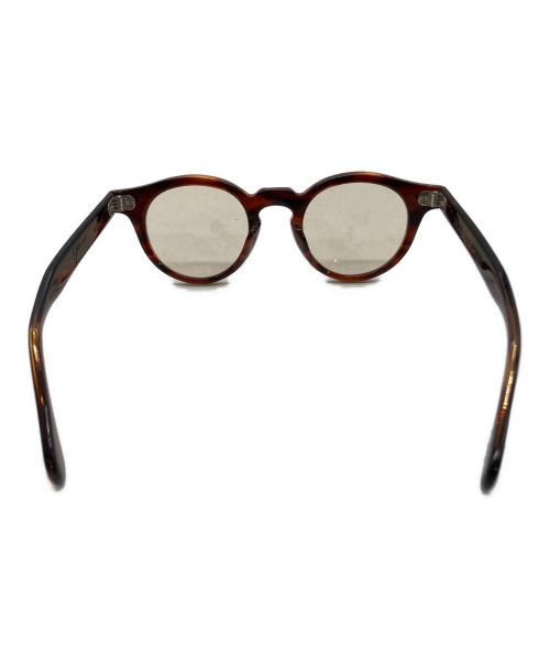 julius tart optical（ジュリアス タート オプティカル）JULIUS TART OPTICAL (ジュリアス タート オプティカル) サングラス ブラウンの古着・服飾アイテム