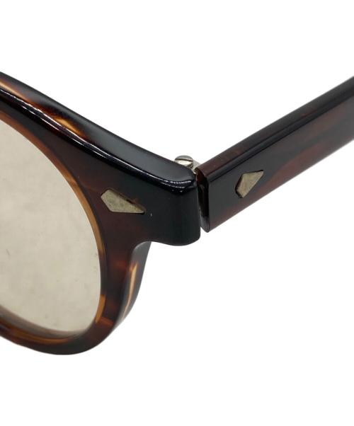 julius tart optical（ジュリアス タート オプティカル）JULIUS TART OPTICAL (ジュリアス タート オプティカル) サングラス ブラウンの古着・服飾アイテム