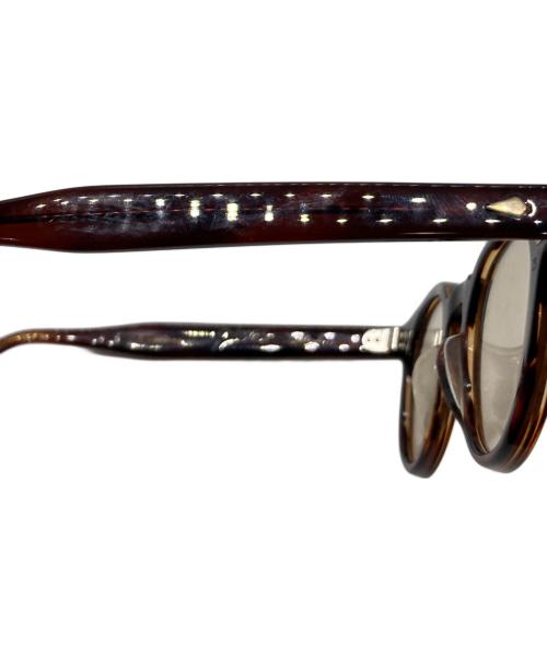 julius tart optical（ジュリアス タート オプティカル）JULIUS TART OPTICAL (ジュリアス タート オプティカル) サングラス ブラウンの古着・服飾アイテム