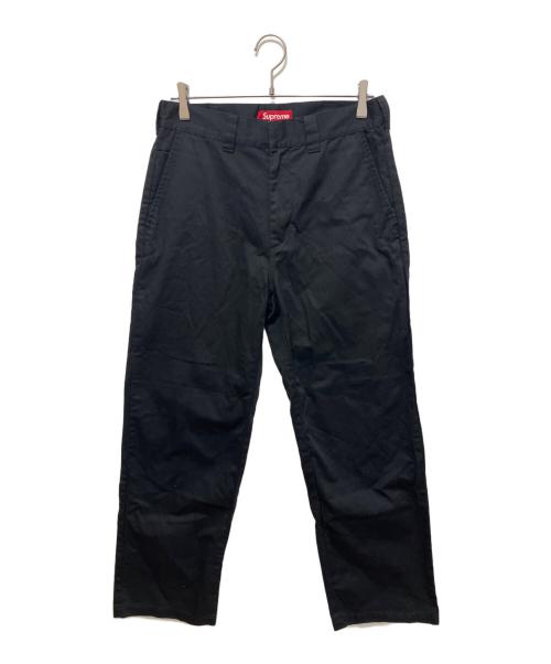 SUPREME（シュプリーム）Supreme (シュプリーム) WORK PANTS ブラック サイズ:30の古着・服飾アイテム
